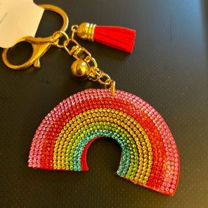 Dazzling Rainbow Key Chain Charm